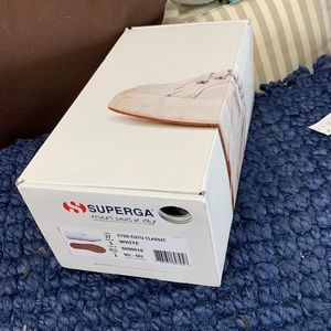 BNWT White Superga 2750 Cotu Classic Sneakers Tennis Shoes Sz 6.5